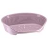 Ferplast Siesta Deluxe 8 Plastic Dog Bed for Medium Dogs, 82 x 59.5 x 25 cm, Lilac view 1