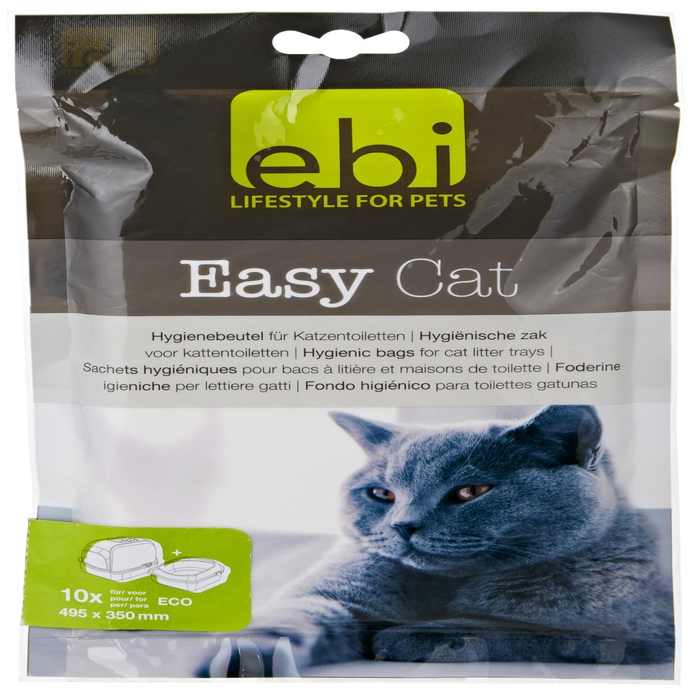 EBI Europet Bernina Easy-Cat Cat Litter Box Liners, 10-Pack