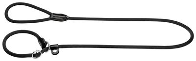 HUNTER FREESTYLE Retriever Dog Leash, Black, Integrated Collar, Adjustable, 10/120