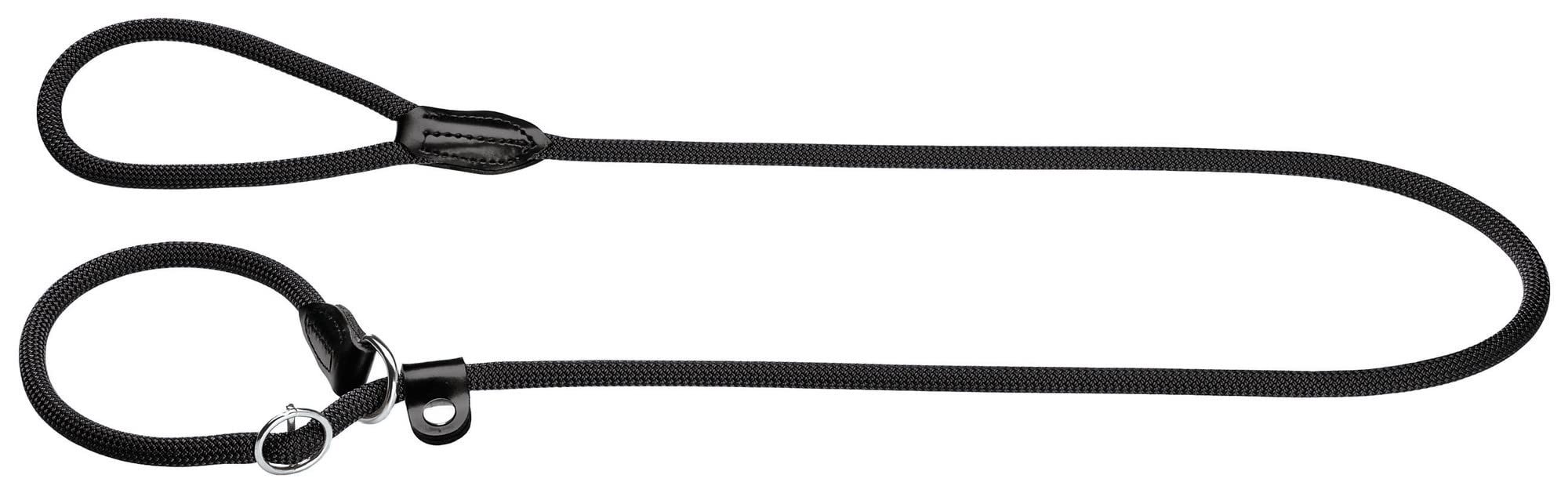 HUNTER FREESTYLE Retriever Dog Leash, Black, Integrated Collar, Adjustable, 10/120