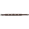 HUNTER SWISS Dog Collar, Brown/Black, Cowhide Leather, Handcrafted, Swiss Cross, Made in Germany, Size 42 view 2