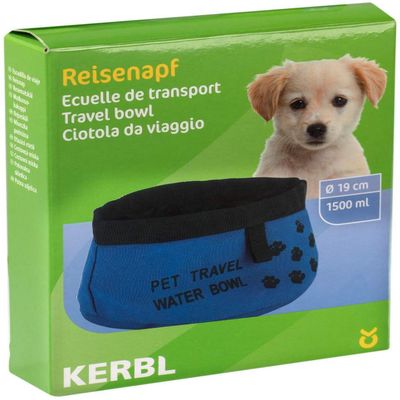 Kerbl Portable Food and Water Bowl, 19 cm