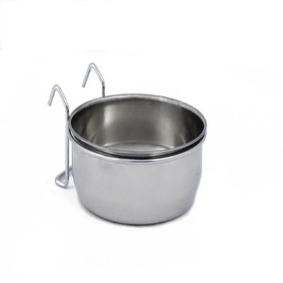 Beeztees Stainless Steel Bowl with Hook, 15 cm, 0.9 l