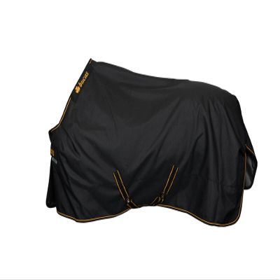 Kerbl Bucas Irish Turnout Horse Blanket Extra 300 g, 115 cm, Black/Gold