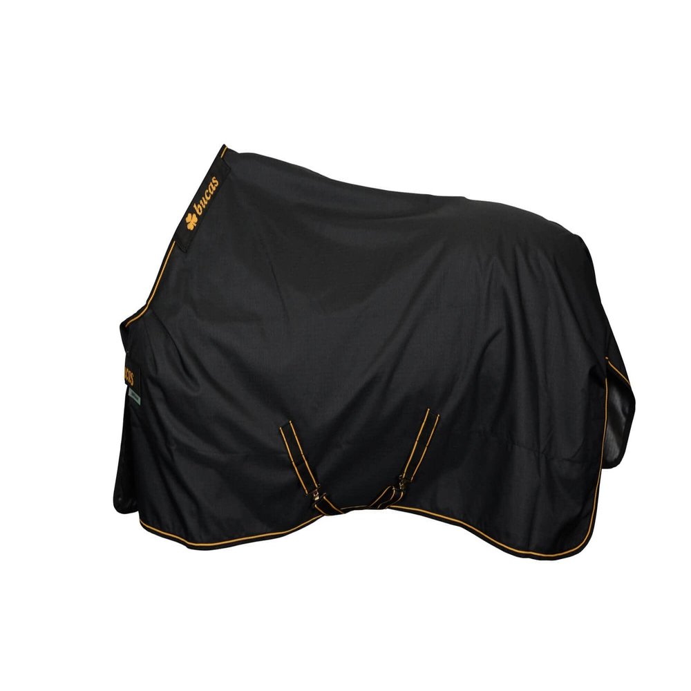 Kerbl Bucas Irish Turnout Horse Blanket Extra 300 g, 115 cm, Black/Gold