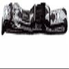 Krazy Scull Vario Basic XS Collar, Black Curved Webbing/Black Nylon view 1
