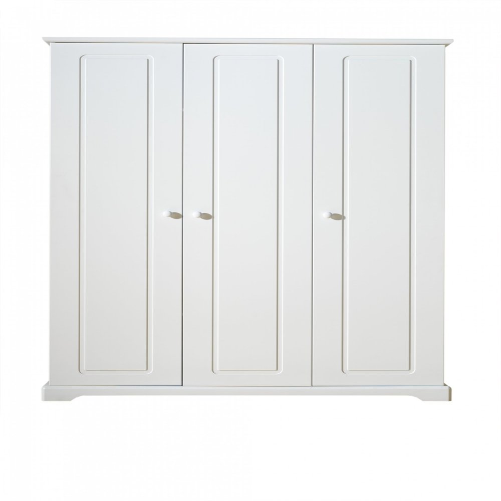 Schardt Felice 3-Door Wardrobe, White