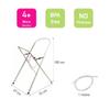 dBb Remond 306100 Bathtub Stand + Drain Tube, White view 4