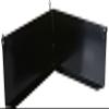 Midwest Homes for Pets Urine Guard, Model 150UG, for Hoppity Habitat Rabbit Cages, Models 151 and 157, Black view 1