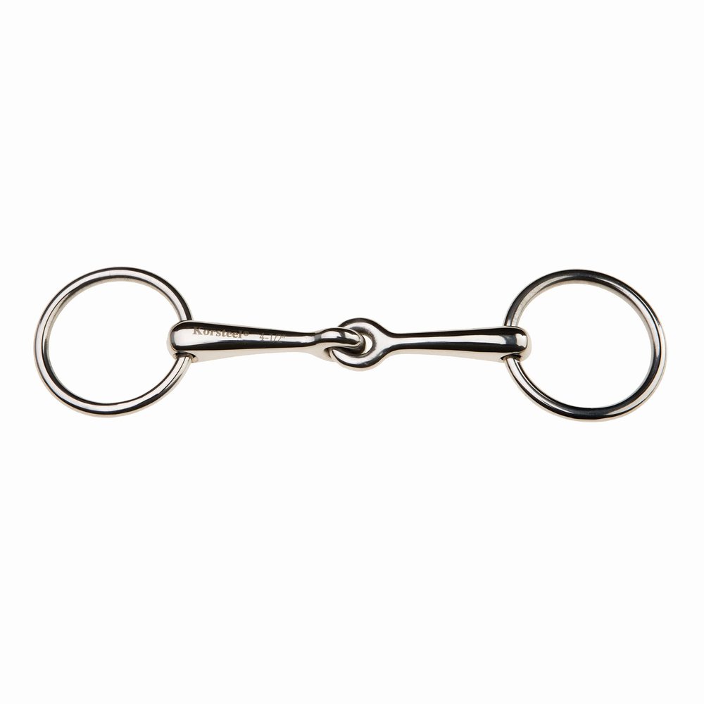 Korsteel Weymouth Loose Ring Bradoon Snaffle Bit 5.5 Silver