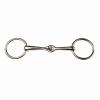 Korsteel Weymouth Loose Ring Bradoon Snaffle Bit 5.5 Silver view 1