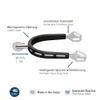 Sprenger Ultra FIT Extra Grip Spurs with Large Ball Rowel view 2