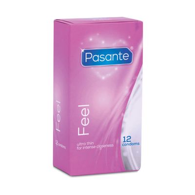 Pasante Feel Sensitive Condoms, 12 Count