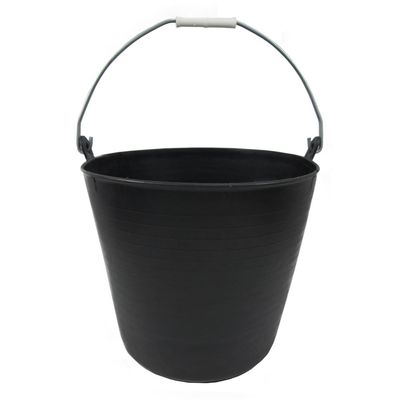 Soft Rubber Container, 22 L, Black