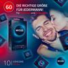 MY.SIZE Classic Condoms Size 5 | 60 mm Width | 10-Count Pack | Extra Thin, Natural Feel | 0.07 mm Wall Thickness view 2