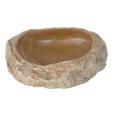 Trixie 76181 Reptile Water and Food Bowl, 11 x 2.5 x 7 cm