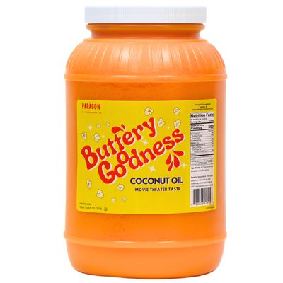 Paragon Coconut Popcorn Popping Oil, 1 Gallon, Yellow
