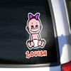Colorful Personalized Baby Car Sticker - Design B251 view 4