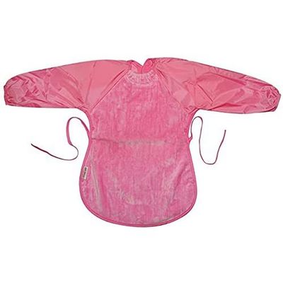 Silly Billyz SIB-215KI Toddler Bib, 18–36 Months, Velour, Pink