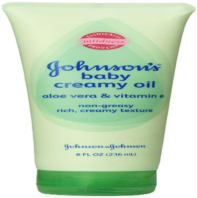 Johnson's Creamy Aloe & Vitamin E Cream, 8 oz