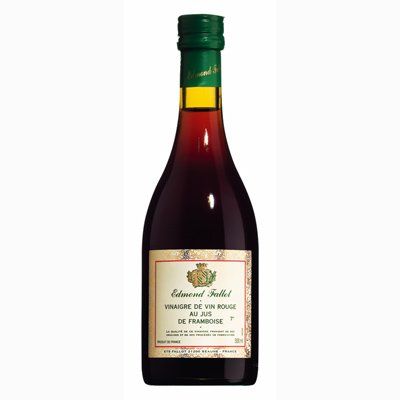 Fallot Aged Red Wine Vinegar with Raspberry Juice, 500 mL