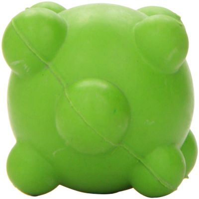 Dogit 72931 Rubber Toy Ball with Nubs, Neon Green