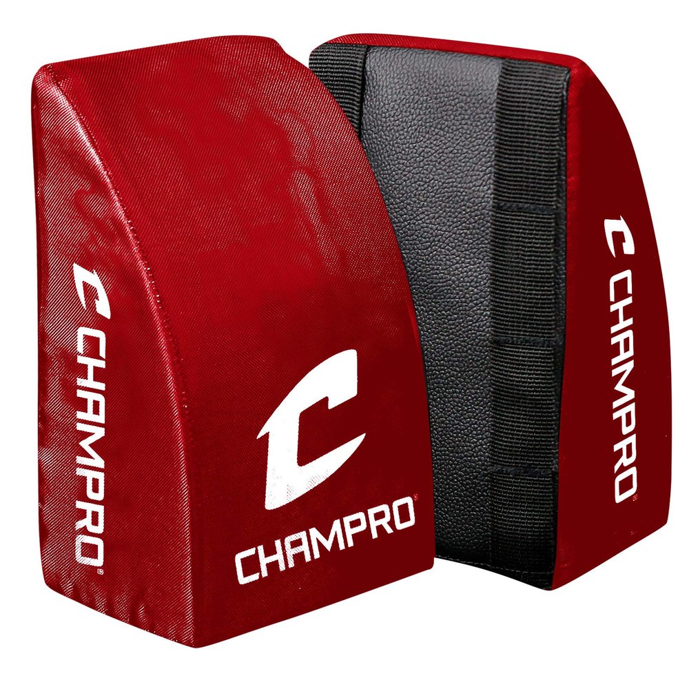 Champro CG28SC Knee Pads for Adults and Youth, Scarlet, Youth