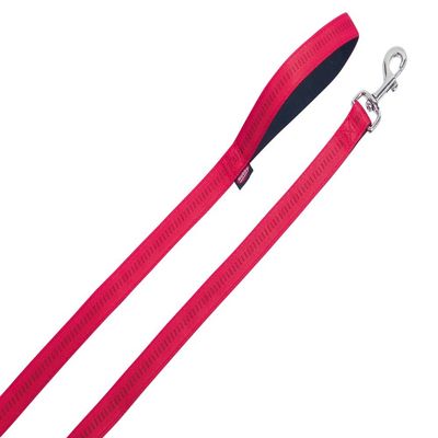 Nobby Soft Grip Leash, Red L: 120 cm, W: 15 mm