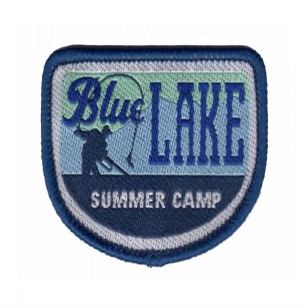 HKM Application Blue Lake Summer Camp Patches, Green/Blue/Grey