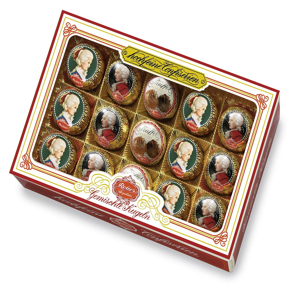 Reber Assorted Chocolate Balls, 15-Piece Pack, 300 g