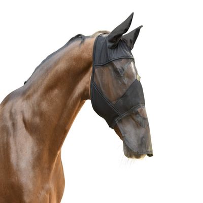 Kerbl 321274 WB Fly Mask with Nose Bridge and Ear Protection