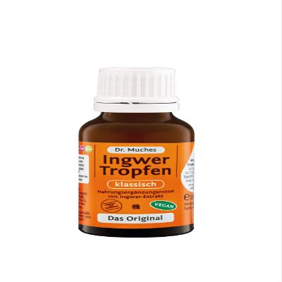 Dr. Muche Classic Ginger Drops | High-Dose Gingerols & Shogaols | Vegan | 20 ml