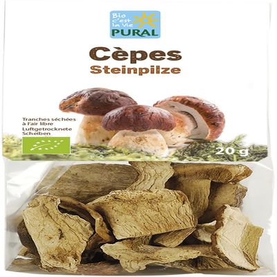 Pural Organic Air-Dried Porcini Mushrooms (20 g)