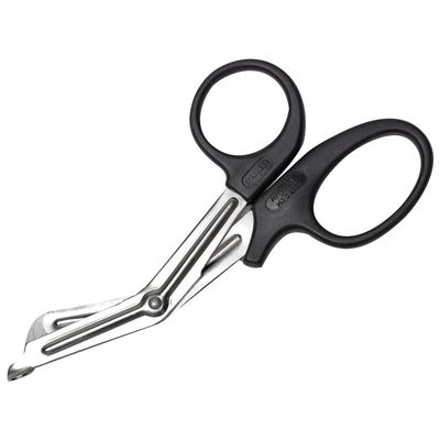 First Aid Clothing Scissors, 19 cm, Angled, Stainless Steel