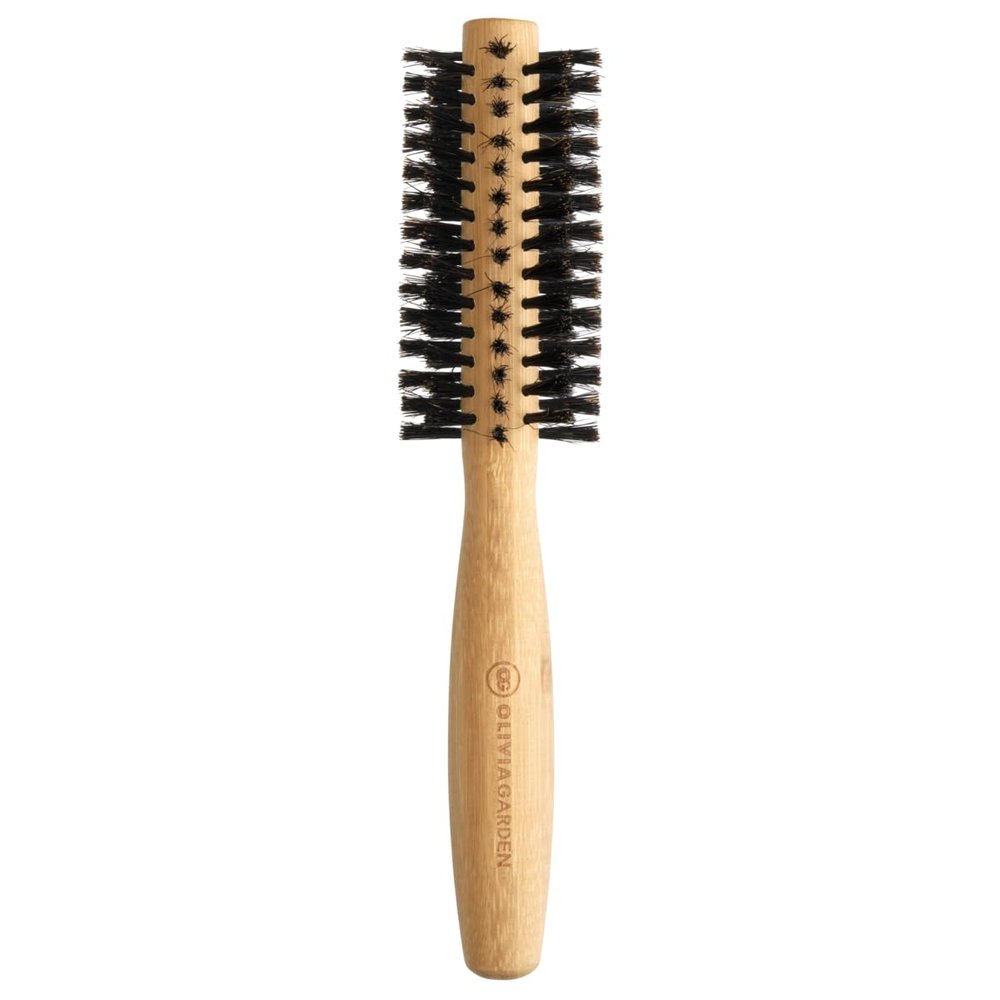Olivia Garden Healthy Hair Bamboo Round Brush, 100% Boar Bristles, HH-B50, 50 mm