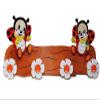alles-meine.de GmbH Children's Coat Rack, Solid Wood, Ladybug Design view 1