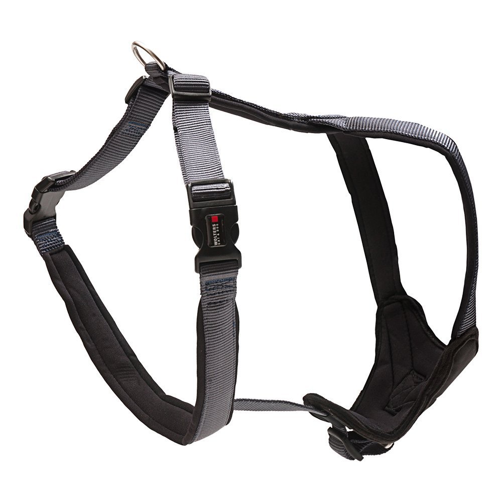 WOLTERS Cat&Dog Professional Comfort 62352 Harness, Size 5, 70–85 cm x 35 mm, Graphite/Black