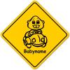 Road Sign Baby Sign with Suction Cup – Design 603 view 1