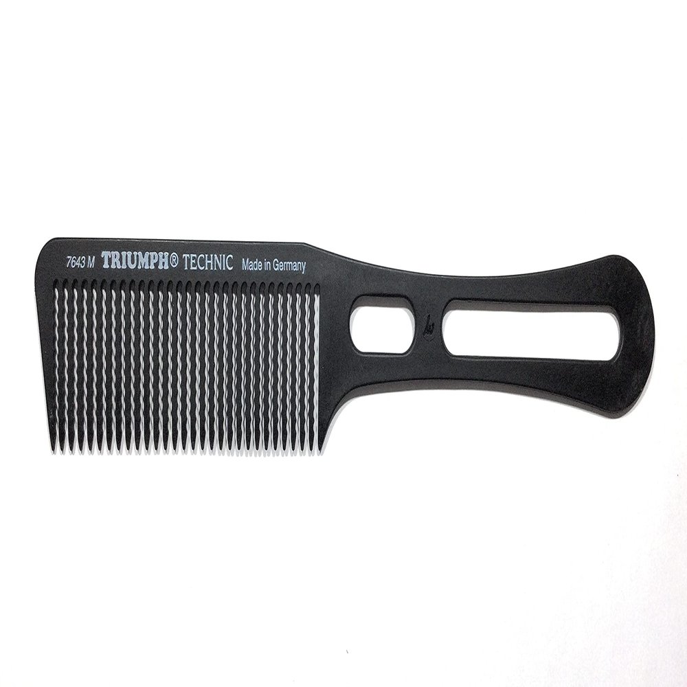 HERCULES SÄGEMANN 7643M Haircutting Comb, 8.5 in, Black