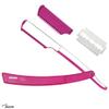 JAGUAR R1 M Pink Razor | Barber Razor with Stainless Steel Metal Handle view 2