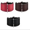 HUNTER BASIC Dog Collar, Brown/Black, Easy-Care Split Leather, Size 50 view 4
