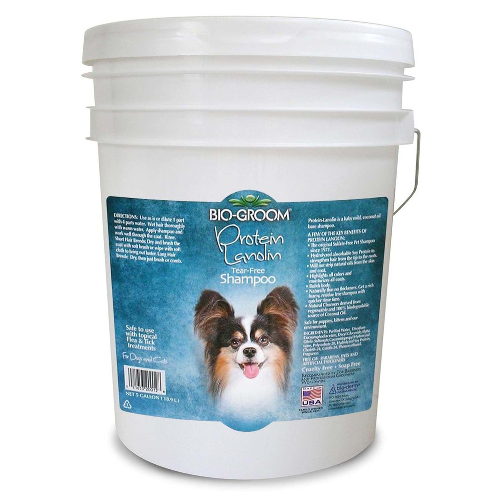 Bio-Groom - Protein Lanolin Dog Shampoo - Sulfate-Free & Tear-Free - 19 L