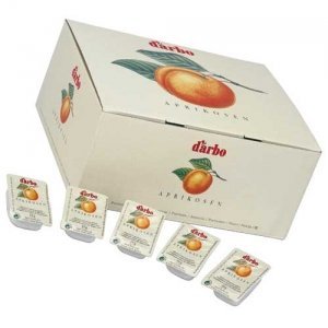 Darbo Apricot Fruit Spread, 100 Portions, 100 x 25 g