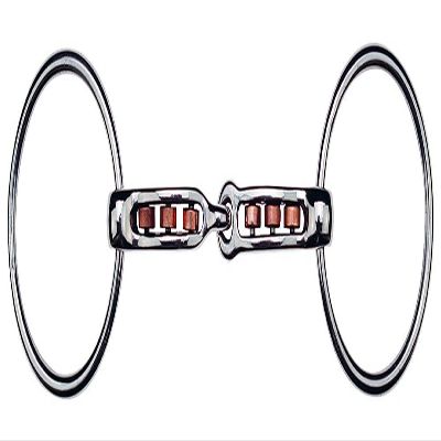 EKKIA Mac Genis Ring Snaffle Bit, Multicolored, 125 mm