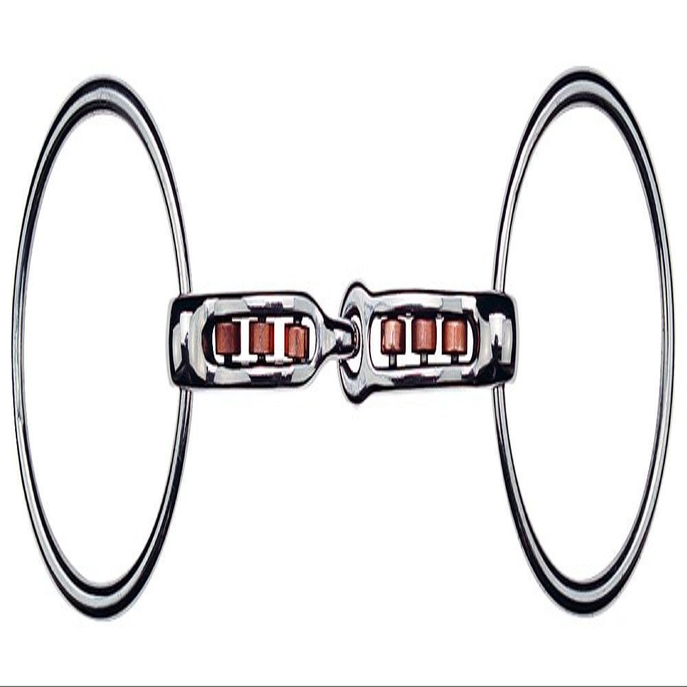 EKKIA Mac Genis Ring Snaffle Bit, Multicolored, 125 mm