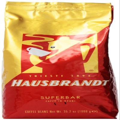Hausbrandt Superbar Whole Coffee Beans, 1,000 g