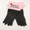 QUEEN OF CLEAN Black/Pink Rubber Gloves view 1