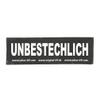 JULIUS K-9 Velcro Patch, UNSTOPPABLE, Large, Black view 1