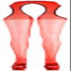 Cottelli Collection Crotchless Pantyhose, Red view 1