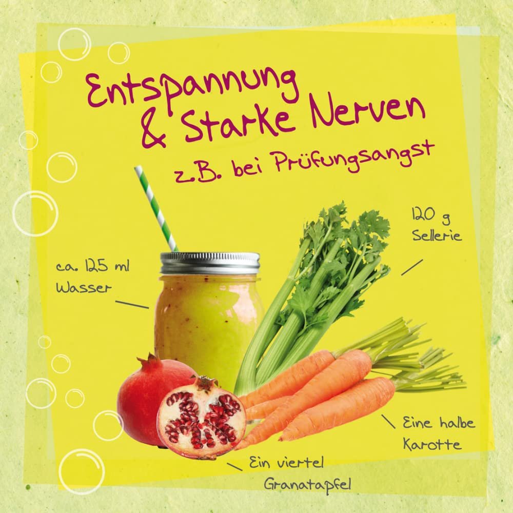 1art1 Smoothies Relaxation and Strong Nerves Wall Tattoo, 45 x 45 cm